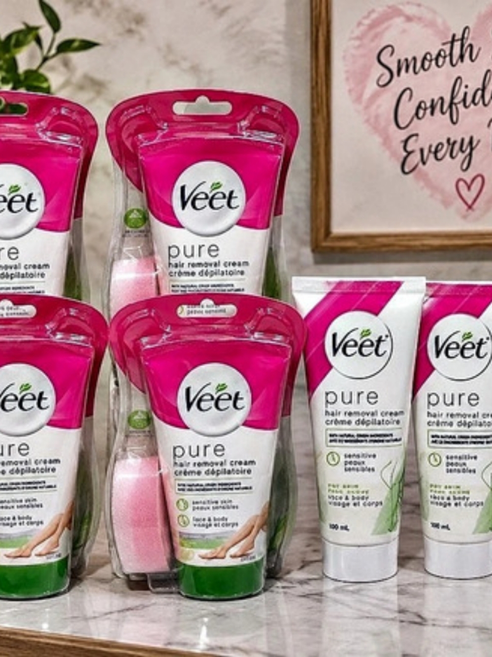 Veet Pure Hair Removal Cream Hair Removal Cream 7-Piece Set